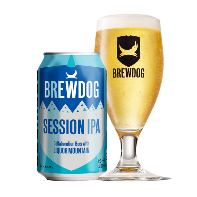 英国No.1クラフトビールブランドBREWDOGとリカーマウンテンの初コラボ商品！「BREWDOG SESSION IPA with LM」が日本限定で新発売！