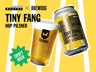英国No.1クラフトビールブランドBREWDOGとNY発祥「THE CITY BAKERY」が初コラボ！オリジナル商品「TINY FANG」がお店で飲める！