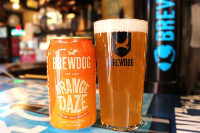 英国No.1クラフトビールブランドBREWDOGからオレンジ香るヘイジーIPA「ORANGE DAZE」が数量限定で登場！