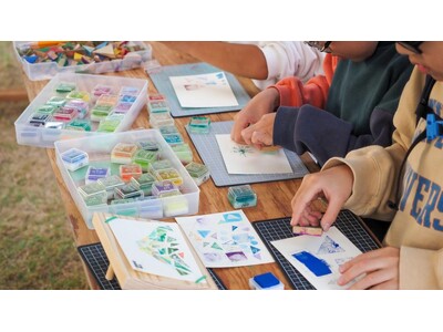 【2024/8/4(日)】ワークショップイベント&木工クラフト展示販売会 -三角スタンプで作る夏の思い出...