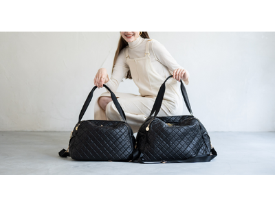 たくさん詰め込んでおしゃれをスマートに楽しむ。大人かわいい上品ボストンバッグに待望の新サイズがラインナップ。