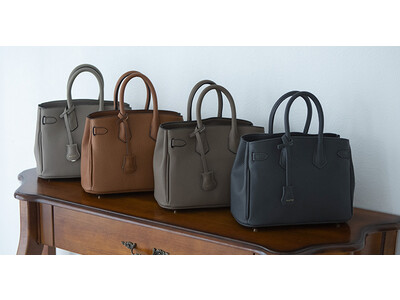 【新商品】上品な本革バッグで魅せるシンプルシティ。上質で贅沢な大人の女性のためのスタイル。