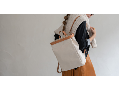 【4/22発売】国産帆布とヌメ革が上質感を演出するキャンバスリュックに改良版が新登場。早割2,000円オフクーポン配布も。