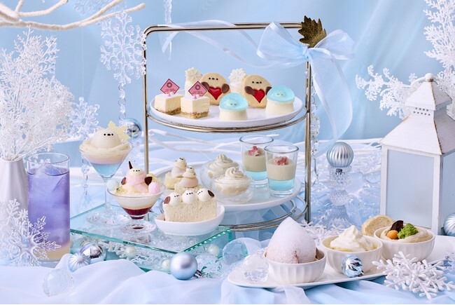 「ぼく、シマエナガ。」コラボレーション【シマエナガランチ 冬～Like Afternoon Tea～】ホリデーシーズンを華やかに彩るラグジュアリーなゆめかわランチ♪