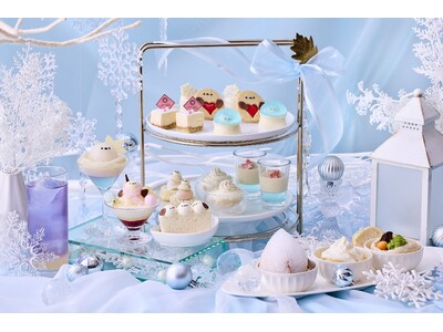「ぼく、シマエナガ。」コラボレーション【シマエナガランチ 冬～Like Afternoon Tea～】ホリデーシーズンを華やかに彩るラグジュアリーなゆめかわランチ♪