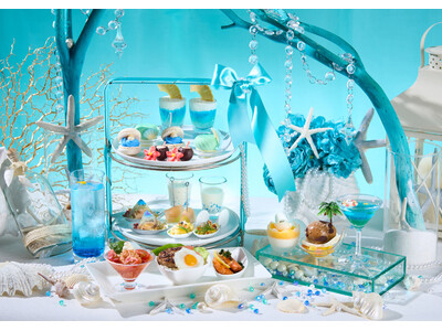 「ぼく、シマエナガ。」コラボレーション　シマエナガランチ 夏～Like Afternoon Tea～　シマエナガのサマーバカンス・アフタヌーンティー風ランチ