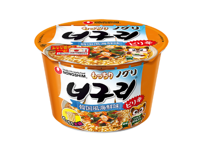韓国の国民的ラーメン「ノグリ」から、日本限定の新製品誕生！「もっちりノグリ 韓国風海鮮味 カップ（ピリ辛）」が10月27日（月）より全国のコンビニエンスストアで発売！