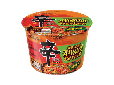 世界的トレンド「SWICY（スワイシー）」な辛ラーメンが誕生！「辛ラーメン焼きそば 炒めキムチ カップ」が4月20日（月）より全国のコンビニエンスストアで発売！