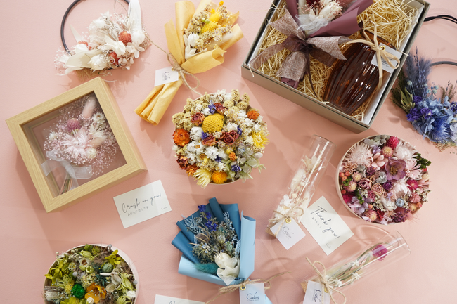 【関西初上陸】東京・銀座で話題のドライフラワー専門店「Calon DRY FLOWER」がグラングリーン大阪に4月10日オープン!100種以上の花材から“自分色”で仕立てるオーダーメイド花束を提供