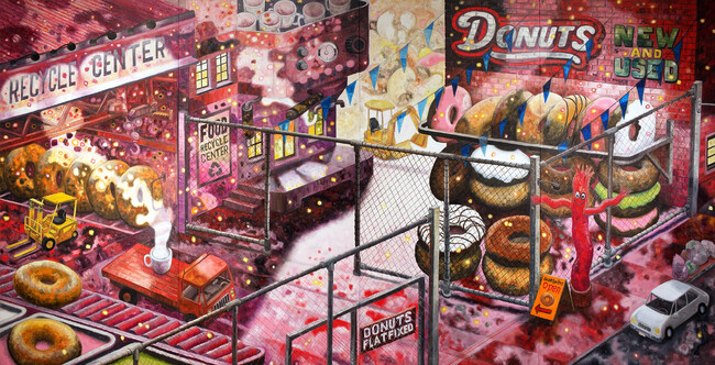 大岩オスカールの個展「The Supplemental Sublime」 ニューヨークのGOCA by Gardeで開催 「食の過剰」を通して、現代社会に潜む“崇高”を描く
