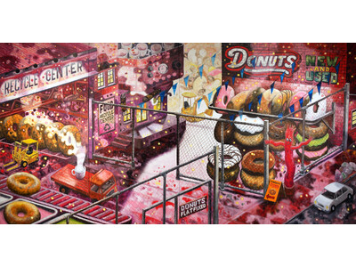 大岩オスカールの個展「The Supplemental Sublime」 ニューヨークのGOCA by Gardeで開催 「食の過剰」を通して、現代社会に潜む“崇高”を描く