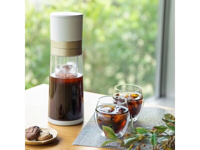 20分で、650mLのご褒美アイスコーヒーたっぷり、すっきり。贅沢を一度に。『水出しコーヒーメーカー Cool Barista Maxi（クールバリスタ マキシ）』