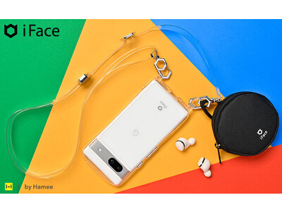 モバイルアクセサリーブランド「iFace（アイフェイス）」Google Pixel 7a専用「iFace Hang and クリアケース/ショルダーストラップセット」