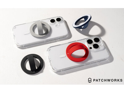 スマホケースブランド「PATCHWORKS(パッチワークス)」MagSafeに対応したシンプルなデザインのシリコンホルダー「PATCHWORKS PURE UNO RING」が登場！