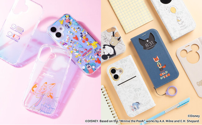 「CERTA」「HIGHER」から「ディズニーキャラクター」デザインの新型iPhone 17対応スマホケースが登場。