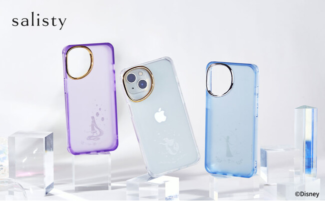 ジュエルのようなきらめきを纏う。「salisty」から「ディズニープリンセス」デザインのクリアスマホケースが新登場。