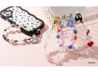 大人可愛い「ディズニーキャラクター」デザインのビーズハンドストラップが新登場。