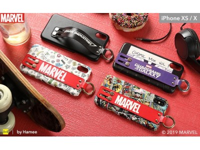 ベルトに手を通してしっかりホールド！スタンドとしても使えるスマホケース「easty」より『MARVEL』デザインが新登場！