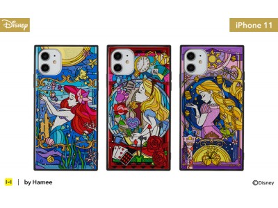 ステンドグラスのような美しい輝き「iPhone11専用ディズニーキャラクターTILEケース(グリッター)」が新登場！