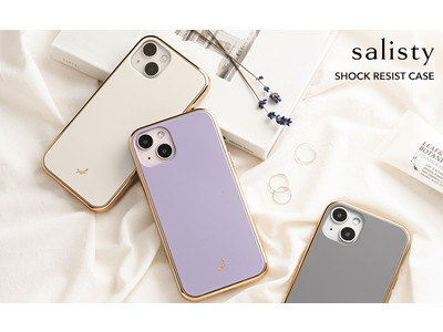 「salisty」のマットカラー耐衝撃ケースに淡く、やさしい新色が登場。iPhone 13シリーズ対応でカラバリを一新。華やかなきれい色が揃う