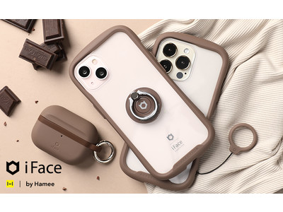 背面が透明なスマホケース「iFace Reflection」に新色ブラウンが登場！同色のストラップ、AirPodsケース、スマホリングも同時発売